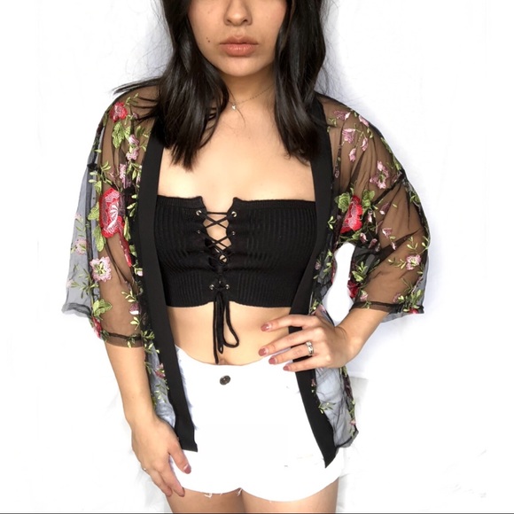 (LAST M)• Adana Floral Cardigan - Picture 3 of 7